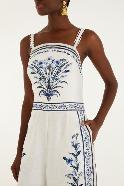 Off-White Flowers Arch  Maxi Jumpsuit