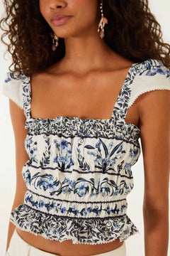 FLOWERS ARCH OFF-WHITE