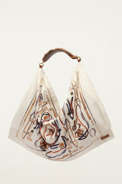 EQUESTRIAN SCARF WINTER WHITE