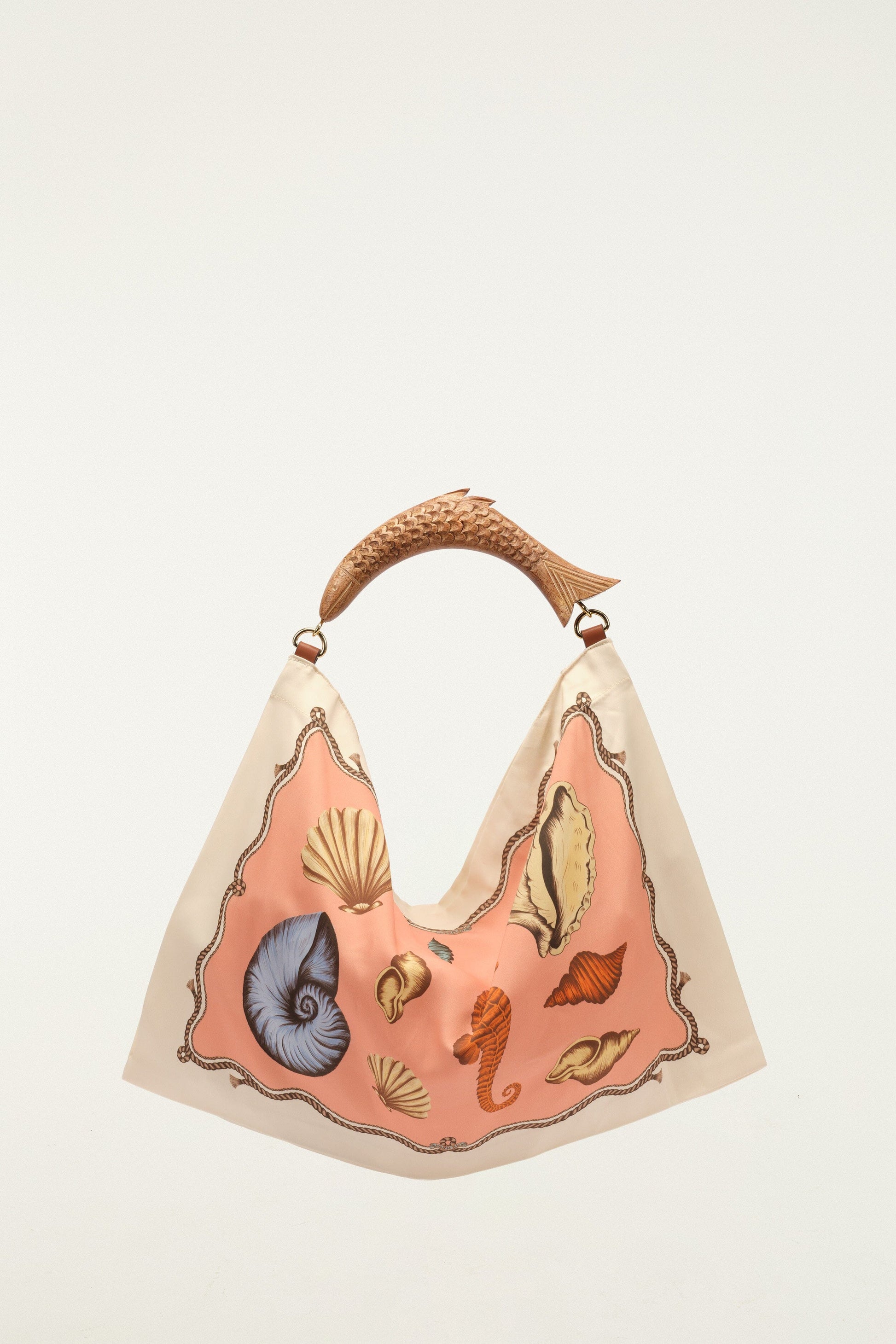 Off-White Landscape Satin Small Scarf Bag