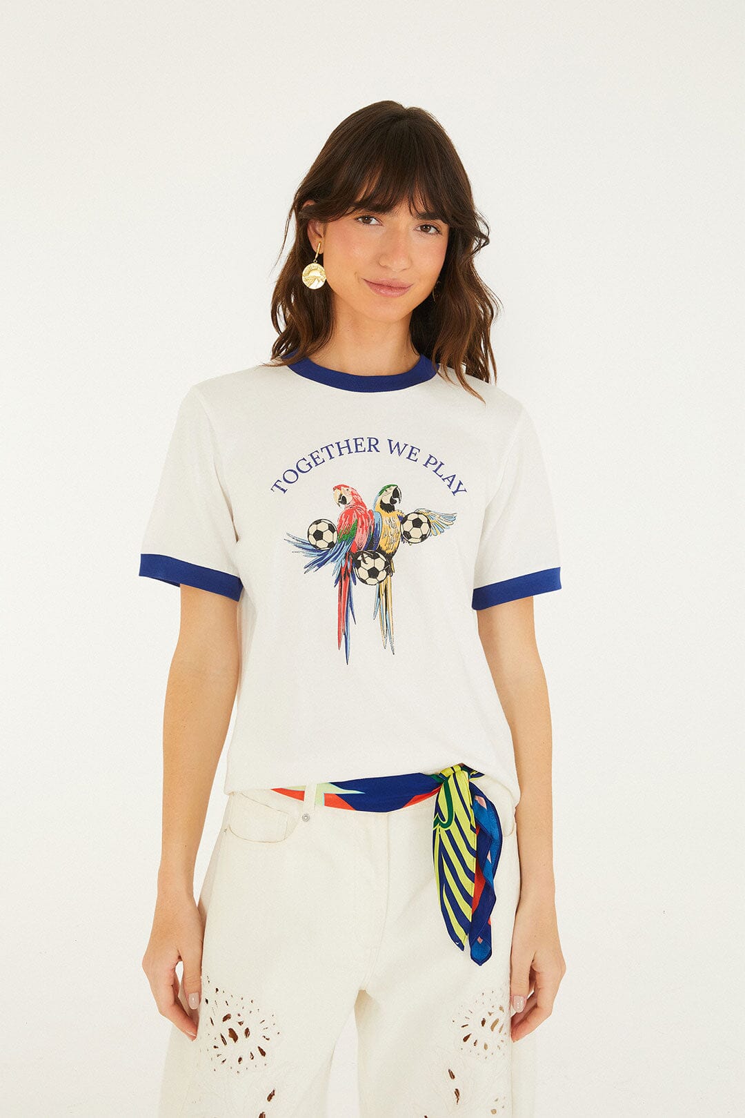 Off-White Together We Play Short Sleeve T-Shirt