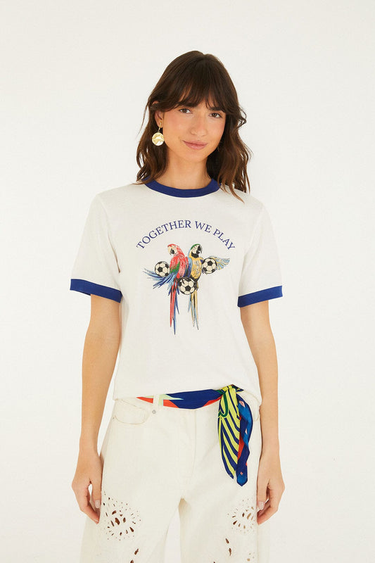 Off-White Together We Play Short Sleeve T-Shirt