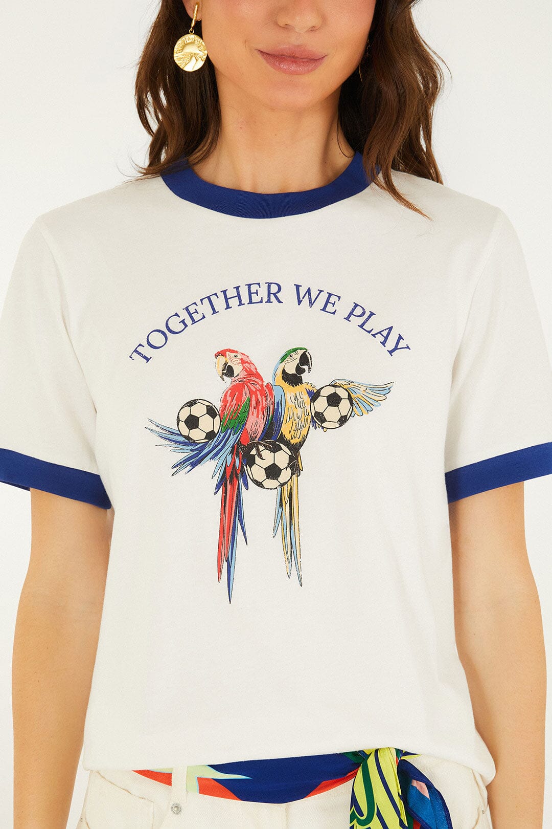 Off-White Together We Play Short Sleeve T-Shirt