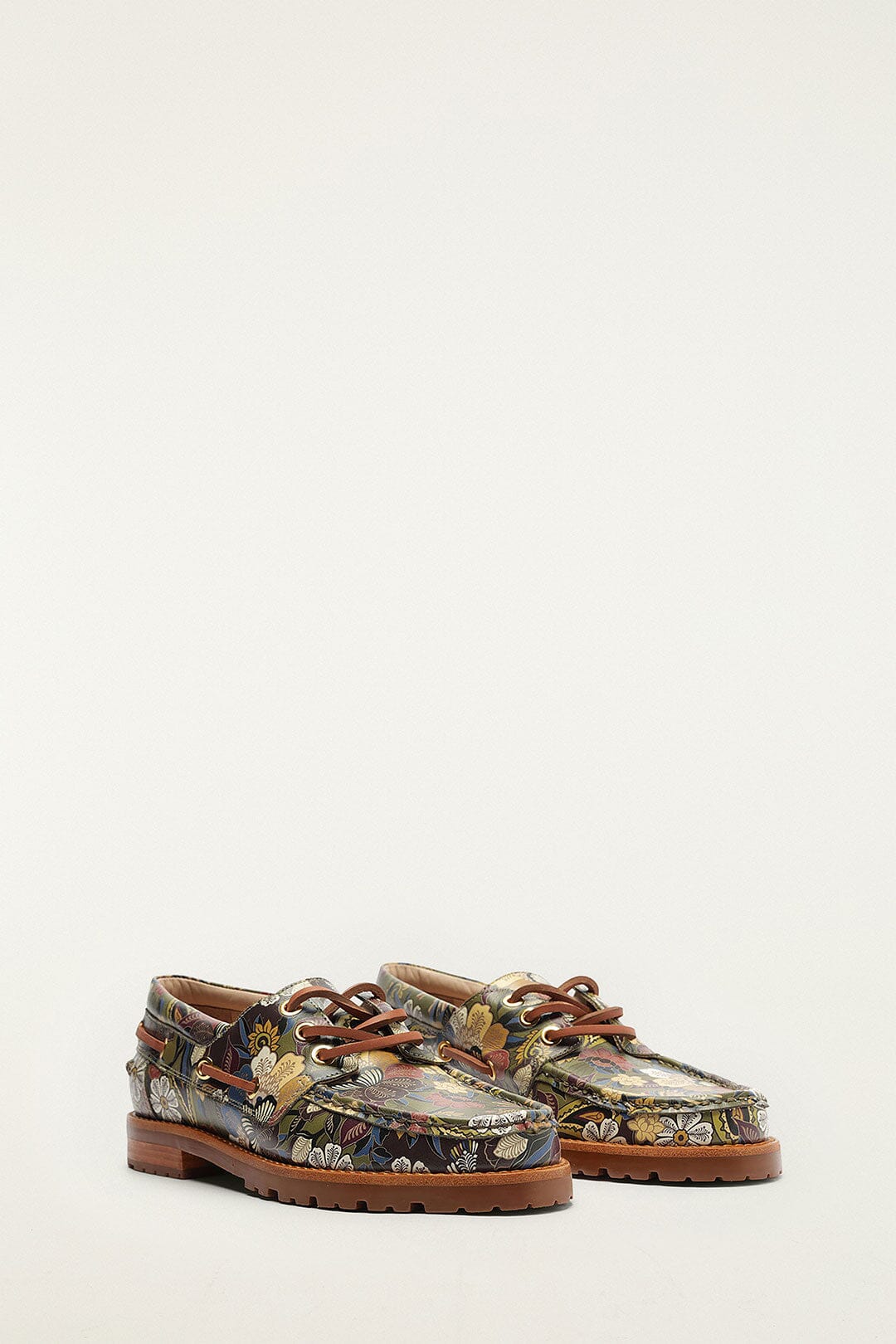 Printed Boat Shoes