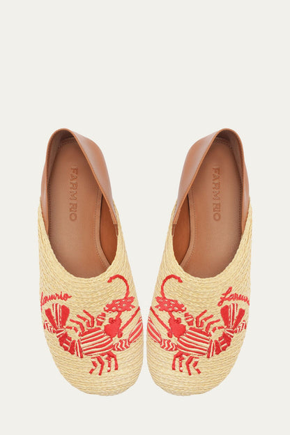 Raffia  Flat Loafer