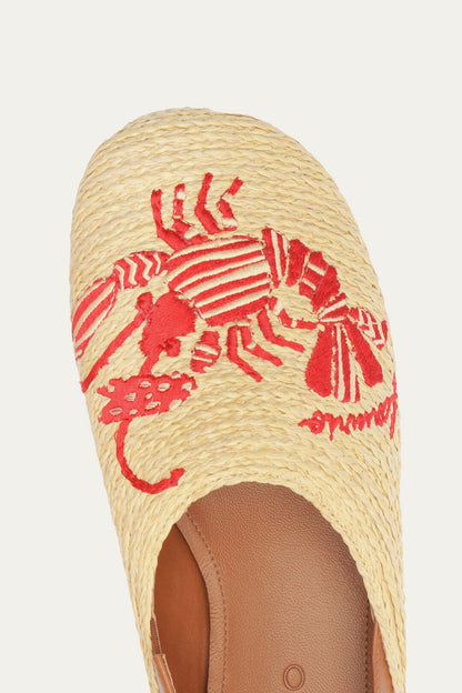 Raffia  Flat Loafer
