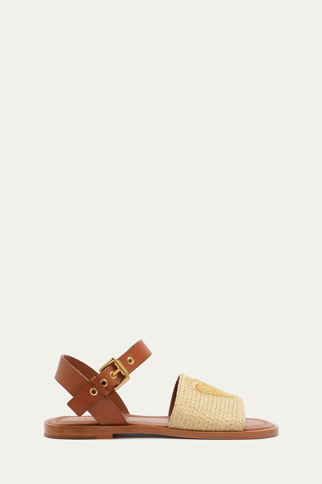 Raffia Flat Sandal