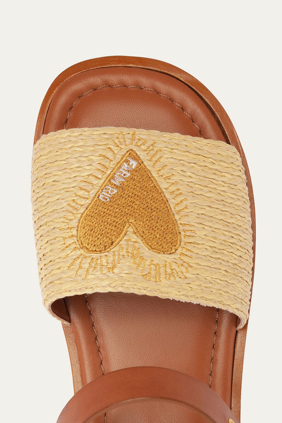 Raffia Flat Sandal