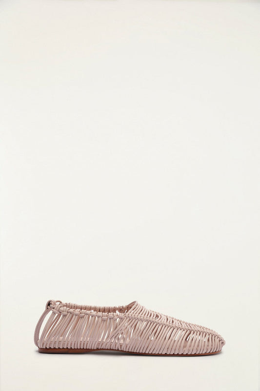 Rose Macrame Mary Jane Ballerina