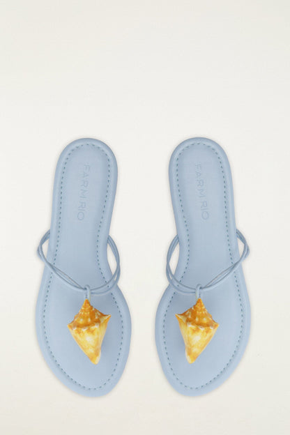 Shell Flat Sandal