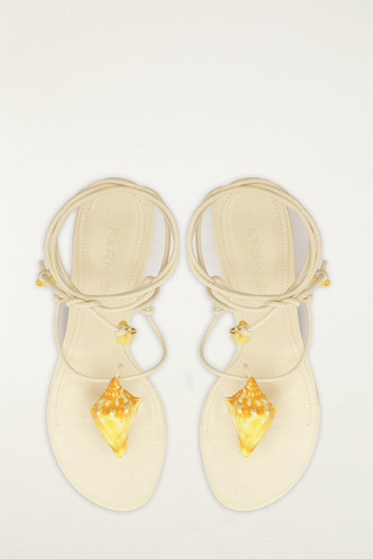 Shell Kitten Heel
