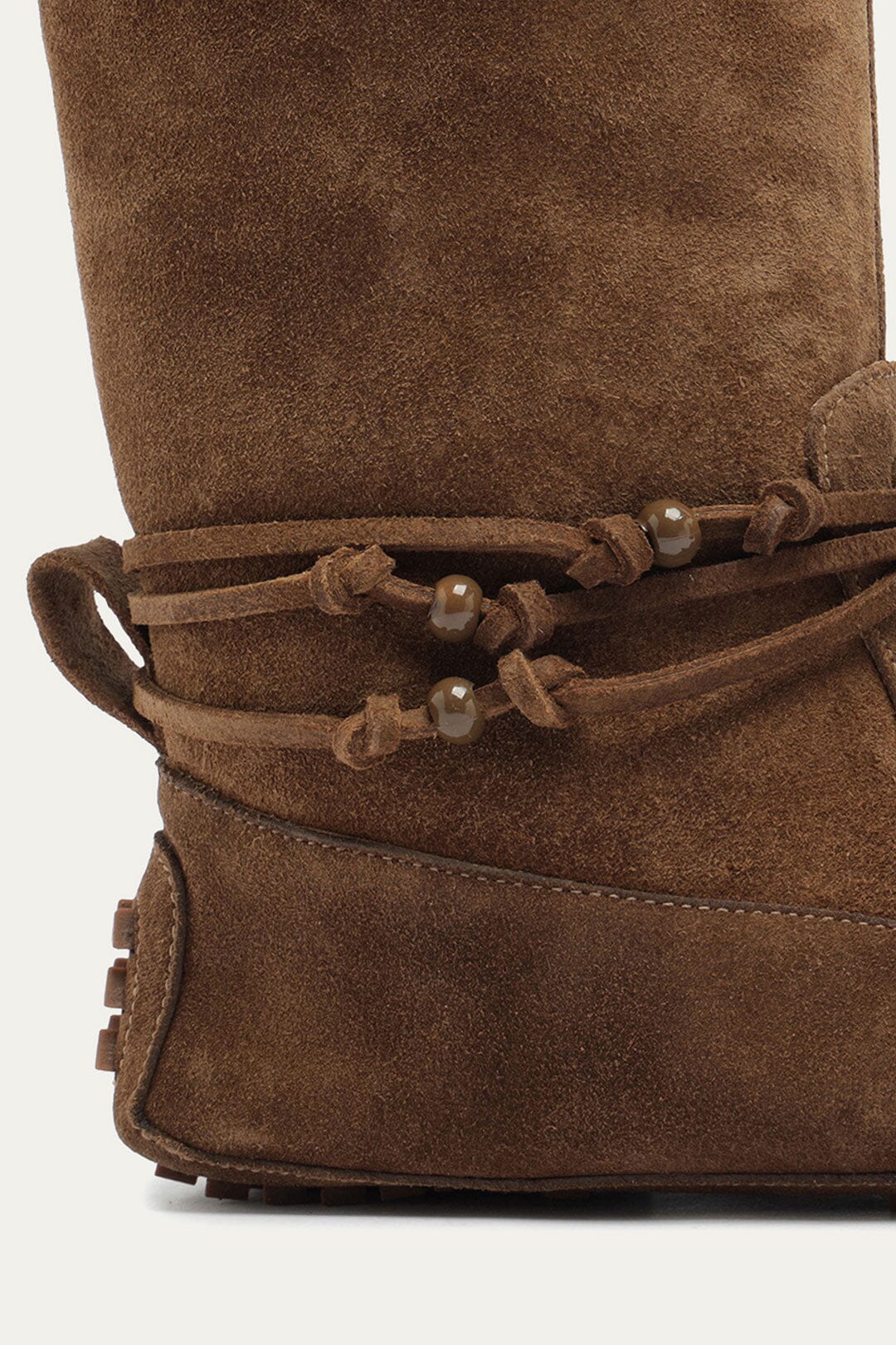 Slouchy Beads Bootie