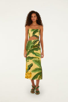 FRUIT BANANA LEAVES SOFT YELLOW