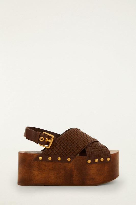 Woven Platform Sandal