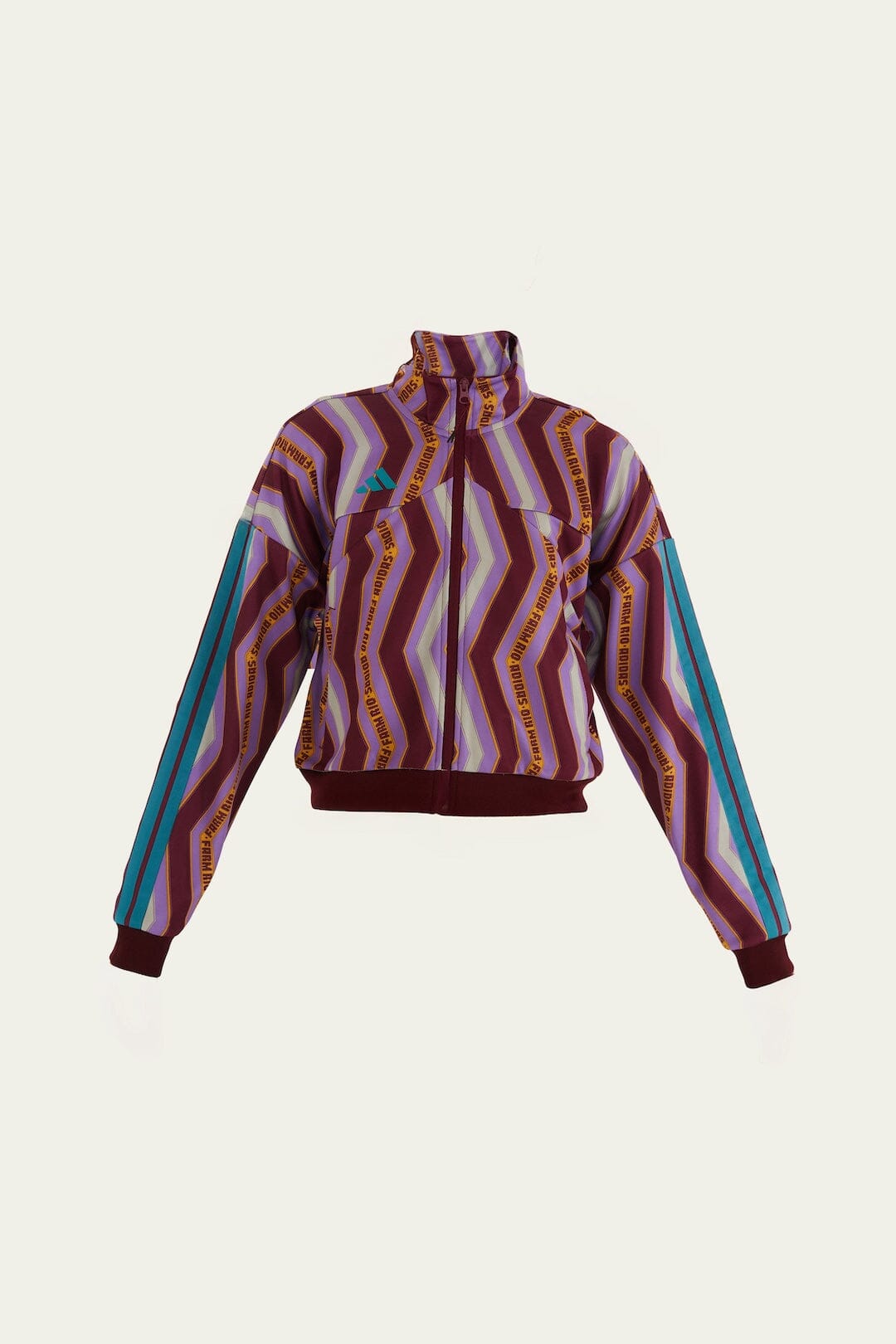 Zig Zag Stripes Lilac Adidas Tiro Jacket